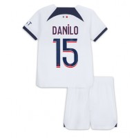 Paris Saint-Germain Danilo Pereira #15 Replica Away Minikit 2023-24 Short Sleeve (+ pants)